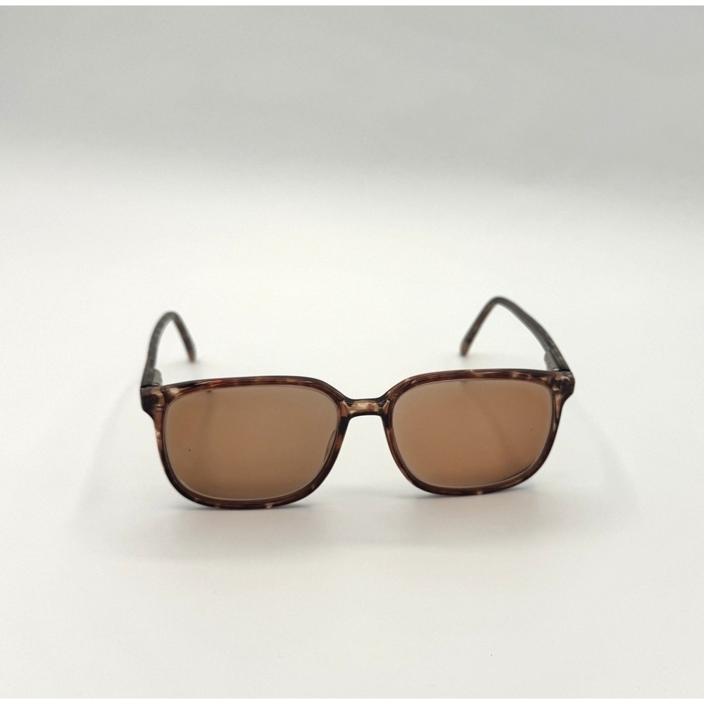 Vintage Brown Acetate Rounded Rectangle Sunglasses Claudio‎ Gry Hong Kong
